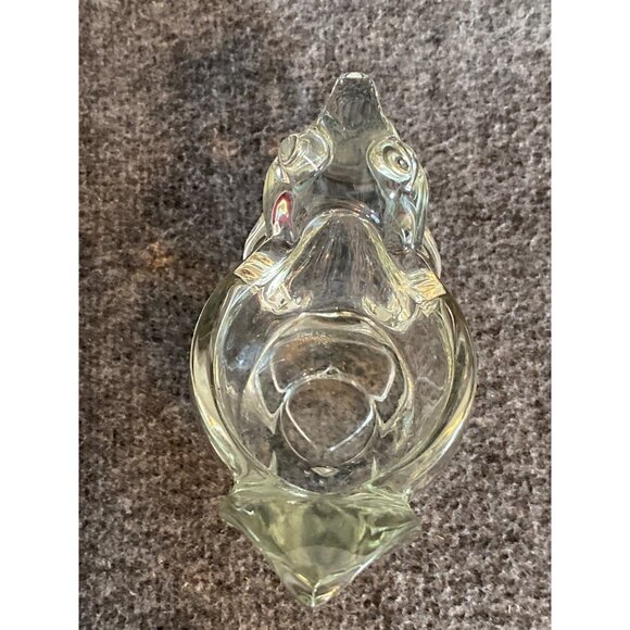 VTG Avon Candle Votive Holders Crystal Glass Squirrel Dove Lot of 2 - Picture 5 of 16